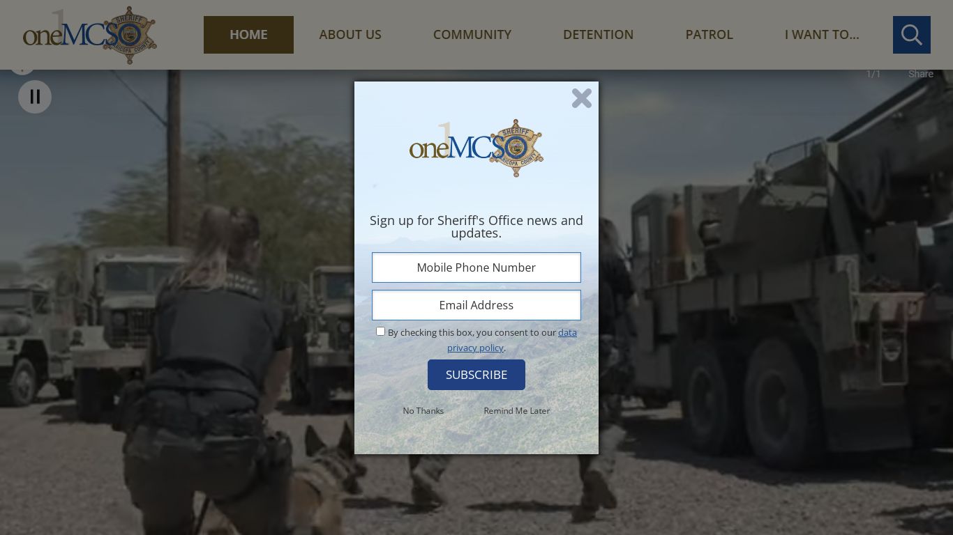 Maricopa County Sheriff's Office | Home